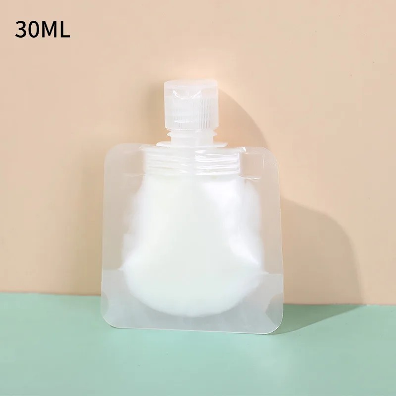 30/50/100ml Pungi de ambalare reîncărcabile Esențial de călătorie Loțiune Cosmetică Șampon Gel de duș Genți portabile Sticle de 