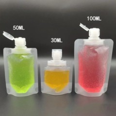 30/50/100ml Pungi de ambalare reîncărcabile Esențial de călătorie Loțiune Cosmetică Șampon Gel de duș Genți portabile Sticle de 