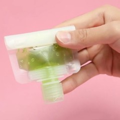 30/50/100ml Pungi de ambalare reîncărcabile Esențial de călătorie Loțiune Cosmetică Șampon Gel de duș Genți portabile Sticle de 