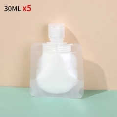 30/50/100ml Pungi de ambalare reîncărcabile Esențial de călătorie Loțiune Cosmetică Șampon Gel de duș Genți portabile Sticle de 