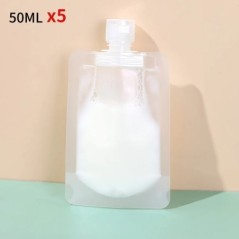 30/50/100ml Pungi de ambalare reîncărcabile Esențial de călătorie Loțiune Cosmetică Șampon Gel de duș Genți portabile Sticle de 