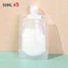 30/50/100ml Pungi de ambalare reîncărcabile Esențial de călătorie Loțiune Cosmetică Șampon Gel de duș Genți portabile Sticle de 