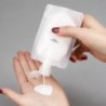 10 bucăți, portabil, fluid de călătorie, geantă de ambalare pentru machiaj, geantă de ambalare transparentă cu clapetă.