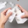 10 bucăți, portabil, fluid de călătorie, geantă de ambalare pentru machiaj, geantă de ambalare transparentă cu clapetă.