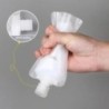 10 bucăți, portabil, fluid de călătorie, geantă de ambalare pentru machiaj, geantă de ambalare transparentă cu clapetă.
