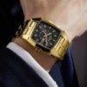 2023 ceasuri de lux pentru bărbați, ceas de mână cu quartz, original, rezistent la apă, din oțel inoxidabil, pentru bărbați, dat
