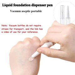5ml 10ml 15ml Sub-imbuteliere de călătorie AS Loțiune cu pulverizare cu vid Cremă de ochi Flacon de reumplere Flacon portabil fă