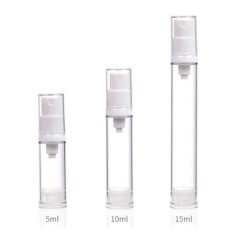 5ml 10ml 15ml Sub-imbuteliere de călătorie AS Loțiune cu pulverizare cu vid Cremă de ochi Flacon de reumplere Flacon portabil fă