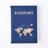 2023 Husă de protecție PU pentru pașaport Femei Bărbați Suport bilet pentru pașaport de călătorie Husă cu scrisori imprimate pen