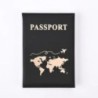 2023 Husă de protecție PU pentru pașaport Femei Bărbați Suport bilet pentru pașaport de călătorie Husă cu scrisori imprimate pen