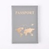 2023 Husă de protecție PU pentru pașaport Femei Bărbați Suport bilet pentru pașaport de călătorie Husă cu scrisori imprimate pen