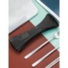 1PC sac de tacamuri Fabic set portabil de cină ambalaj furculiță de picnic de călătorie în aer liber, bucătărie, pungi de depozi