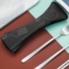 1PC sac de tacamuri Fabic set portabil de cină ambalaj furculiță de picnic de călătorie în aer liber, bucătărie, pungi de depozi