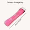 1PC sac de tacamuri Fabic set portabil de cină ambalaj furculiță de picnic de călătorie în aer liber, bucătărie, pungi de depozi