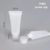10 buc. Tuburi de stoarcere din plastic reîncărcabile goale. Recipiente cosmetice translucide, tub din plastic moale, flacon de 