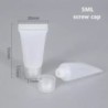 10 buc. Tuburi de stoarcere din plastic reîncărcabile goale. Recipiente cosmetice translucide, tub din plastic moale, flacon de 