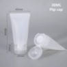 10 buc. Tuburi de stoarcere din plastic reîncărcabile goale. Recipiente cosmetice translucide, tub din plastic moale, flacon de 