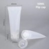 10 buc. Tuburi de stoarcere din plastic reîncărcabile goale. Recipiente cosmetice translucide, tub din plastic moale, flacon de 