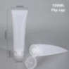 10 buc. Tuburi de stoarcere din plastic reîncărcabile goale. Recipiente cosmetice translucide, tub din plastic moale, flacon de 