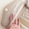Rola Carcasă pliabilă pentru bijuterii Organizator de bijuterii de călătorie portabil pentru călătorie, cercei, inele, coliere c