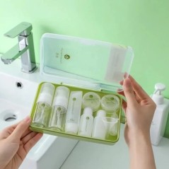 Set de sticle pentru dozator de cosmetice de călătorie, 10 buc
