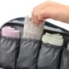 Geantă pliabilă pentru sutien de călătorie pentru femei, organizator portabil de lenjerie de corp, articole de toaletă cosmetice