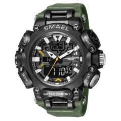 Ceas militar Sport Rezistent la apă 50M Cronometru Analogic Digital Ceasuri de mână Afișare Săptămâna Ceas cu alarmă 8053 Ceasur