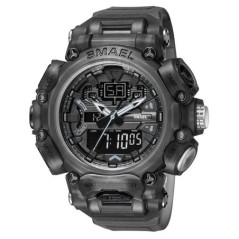 Ceas militar Sport Rezistent la apă 50M Cronometru Analogic Digital Ceasuri de mână Afișare Săptămâna Ceas cu alarmă 8053 Ceasur