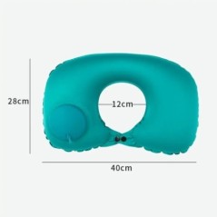 Pernă pentru gât, impermeabilă, pompă încorporată, ameliorarea oboselii, călătorii în aer liber, mașină, avion, pernă gonflabilă