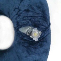 Pernă de călătorie în formă de U pentru avion Pernă gonflabilă pentru gât Accesorii de călătorie 4 culori Perne confortabile pen