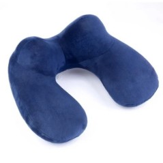 Pernă de călătorie în formă de U pentru avion Pernă gonflabilă pentru gât Accesorii de călătorie 4 culori Perne confortabile pen