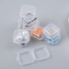eTya Travel Cutie portabilă de bijuterii Organizator de depozitare Bijuterii transparente pentru femei Cutie de pachet mic Cutie