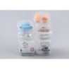 eTya Travel Cutie portabilă de bijuterii Organizator de depozitare Bijuterii transparente pentru femei Cutie de pachet mic Cutie