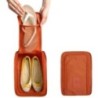 Organizator portabil de pantofi, rezistent la apă, geantă de depozitare, husă, buzunar, cuburi, mâner, geantă din nailon cu ferm