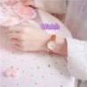 2024 Fashion Kids Love Cadran digital Set pentru copii Ceas Curea din piele Ceasuri cu quartz Ceas fete Ceas Copii + Bratara