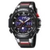 Ceasuri de mână cu quartz Sport SMAEL Ceas militar militar cu alarmă cu ecran dublu Ceas electronic cu LED 8069 Ceasuri rezisten