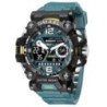 SMAEL Ceasuri Bărbați 50m Ceas sport rezistent la apă Ceas sport militar pentru bărbați Digital 8072 Ceas cu afișaj dublu Quartz