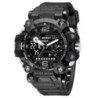 SMAEL Ceasuri Bărbați 50m Ceas sport rezistent la apă Ceas sport militar pentru bărbați Digital 8072 Ceas cu afișaj dublu Quartz