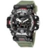 SMAEL Ceasuri Bărbați 50m Ceas sport rezistent la apă Ceas sport militar pentru bărbați Digital 8072 Ceas cu afișaj dublu Quartz