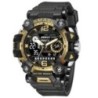 SMAEL Ceasuri Bărbați 50m Ceas sport rezistent la apă Ceas sport militar pentru bărbați Digital 8072 Ceas cu afișaj dublu Quartz