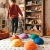 Îmbunătățirea abilităților de puzzle și exerciții ale copiilor Antrenamentul de echilibru Pietre cu spumă Jucării pentru copii A