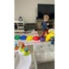 Îmbunătățirea abilităților de puzzle și exerciții ale copiilor Antrenamentul de echilibru Pietre cu spumă Jucării pentru copii A