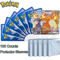 100 buc. Manșoane transparente Pokemon pentru cărți de protecție pentru jocuri de joacă VMAX Yugioh Pokemon Cards Case Holder Fo