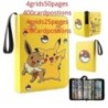 Cărți Pokemon 400 buc Suport album jucării pentru copii, colecție, carte de album, joc de cărți comerciale Pokemon