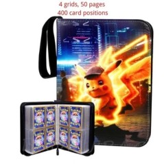 Cărți Pokemon 400 buc Suport album jucării pentru copii, colecție, carte de album, joc de cărți comerciale Pokemon