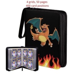 Cărți Pokemon 400 buc Suport album jucării pentru copii, colecție, carte de album, joc de cărți comerciale Pokemon