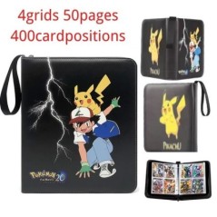 Cărți Pokemon 400 buc Suport album jucării pentru copii, colecție, carte de album, joc de cărți comerciale Pokemon