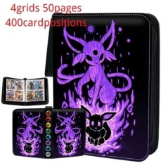 Cărți Pokemon 400 buc Suport album jucării pentru copii, colecție, carte de album, joc de cărți comerciale Pokemon