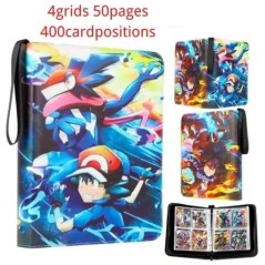 Cărți Pokemon 400 buc Suport album jucării pentru copii, colecție, carte de album, joc de cărți comerciale Pokemon