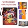 Cărți Pokemon 400 buc Suport album jucării pentru copii, colecție, carte de album, joc de cărți comerciale Pokemon
